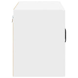 Wall Glass Cabinet LUCCA White 60 x 31 x 40 cm Engineered Wood 884965
