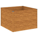 Garden Raised Bed 100x100x69 cm Corten Steel 152002