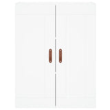 Highboard White 69.5x34x180 cm Engineered Wood 3199849