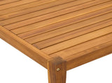 Table Solid Acacia Wood Natural 60 x 60 x 30 cm 3407793