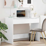 Desk High Gloss White 100 x 50 x 78 cm Engineered Wood 888941