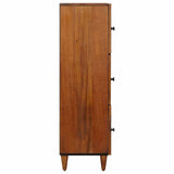 Highboard with Storage Walnut 40 x 33 x 110 cm Solid Mango Wood 4018253