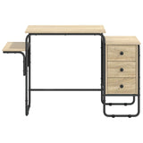 Desk with Storage Sonoma Oak 120 x 50 x 75 cm 8007997