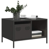 Coffee Table Black 68.5x50x43.5 cm Cold-rolled Steel 851280