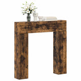 Fireplace Surround Smoked Oak 102 x 18 x 100.5 cm 8006611
