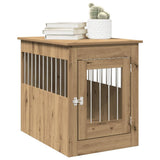 Dog Crate Furniture Artisan Oak 55x80x68 cm Engineered Wood 857643