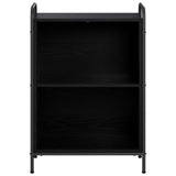 Book Cabinet 55.5 x 33 x 80 cm Engineered Wood Black Oak 8013890