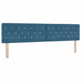 Headboard with Headboard Dark Blue 200 cm Faux Leather 42007109
