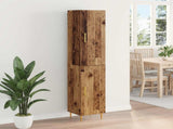 Highboard 2 pcs Old Wood Engineered Wood 3415691