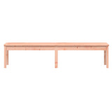 Garden Bench Natural Wood Solid Douglas Wood 2-seater Durable 824023