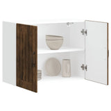 Kitchen Wall Cabinet Lucca Smoked Oak Engineered Wood 853832