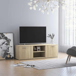TV Cabinet Sonoma Oak 120x34x37 cm Engineered Wood 801164