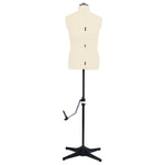 Adjustable Dress Form Male Cream Size 37-45 288493