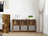 Sideboard with Drawer Smoked Oak 73.5 x 22.5 x 53.5 cm 8000504