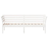 Day Bed without Mattress White 90x190 cm Single Solid Wood Pine 842879