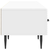 TV Cabinet High Gloss White 147 x 34.5 x 30 cm Engineered Wood 894939