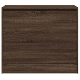 Shoe Cabinet Brown Oak 80x42x69 cm Engineered Wood 840007