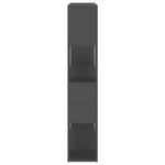 Book Cabinet Room Divider Grey 100x24x124 cm 809190