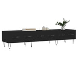 TV Cabinet Black 150x36x30 cm Engineered Wood 829149