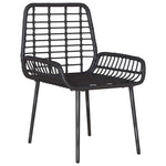 Garden Dining Set 3 pcs Black and Anthracite 42010356