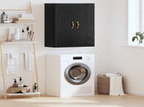 Wall Cabinet Black Oak 69.5 x 34 x 90 cm Engineered Wood 879512