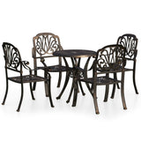Bistro Set Bronze Cast aluminium Medium Durable Bistro Set 3070598