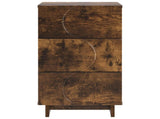 Bedside Cabinet 2 pcs Smoked Oak 33.5 x 34.5 x 60 cm 8011434