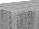 TV Wall Cabinet Grey Sonoma 98 x 31 x 29.5 cm Engineered Wood 892241