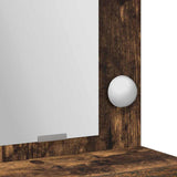 Dressing Table Smoked Oak 50 x 41 x 135 cm Engineered Wood 865122