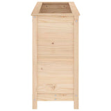 Garden Raised Bed 119.5x40x78 cm Solid Wood Pine 825289