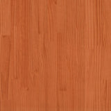 ZNTS Bookcase Bed without Mattress Wax Brown 160x200cm Solid Wood Pine 3323178