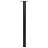 4 Height Adjustable Table Legs Black 1100 mm 242150