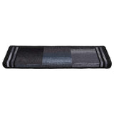 Stair Mats Self-adhesive 10 pcs 65x21x4 cm Black and Grey 149843