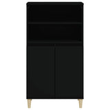 Highboard Black 60x36x110 cm Engineered Wood 821221