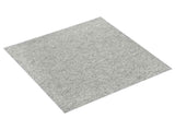 Carpet 20 pcs Light Grey 50 x 50 cm 100% Polypropylene 42046747