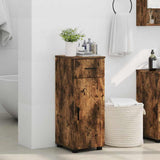 Bathroom Cabinet with Drawer Smoked Oak 30 x 35 x 80 cm 883329
