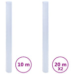 Window Films 3 pcs Static Frosted Grey PVC 3208945