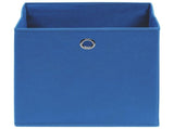 Storage Boxes 10 pcs Non-woven Fabric 28x28x28 cm Blue 325197