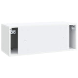 Wall-Mounted TV Cabinet White 78.5 x 31 x 30 cm Engineered Wood 898715