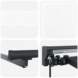 Awning Frame White 500 x 300 cm Polyester with PU coating 3331367