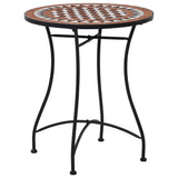 Mosaic Bistro Set Terracotta Powder-coated iron, ceramic tile 279689