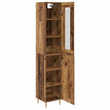 Highboard 2 pcs Old Wood Engineered Wood 3415674