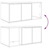 Cat Crate Furniture Black Oak 100 x 49 x 45 cm Engineered Wood 8014752