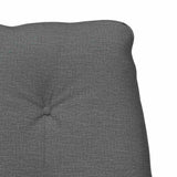Armchair Dark Grey 69 x 74 x 93 cm Fabric 42001851