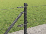 Welded Wire Fence with Concrete Base 100 x 0.6 m 3353724