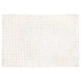 Anti-Slip Faux Rabbit Fur Blanket Olite 4 pcs White Polyester 42021846