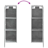 Wall-mounted Bathroom Cabinet Concrete Grey 33 x 34.5 x 60 cm 890535