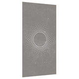 Garden Wall Decoration 105x55 cm Corten Steel Sun Design 824490