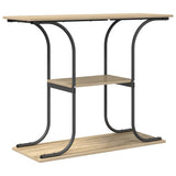 Console Table Sonoma Oak 101 x 35 x 80.5 cm Engineered Wood 868470