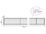 Gabion with 3.5 mm Wire and 5x10 cm Mesh 850x50x50 cm 3462803